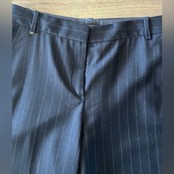 MASSIMO DUTTI WOMEN STRIPED DRESS PANTS ITALIAN FABRIC IN - Picture 3 of 9